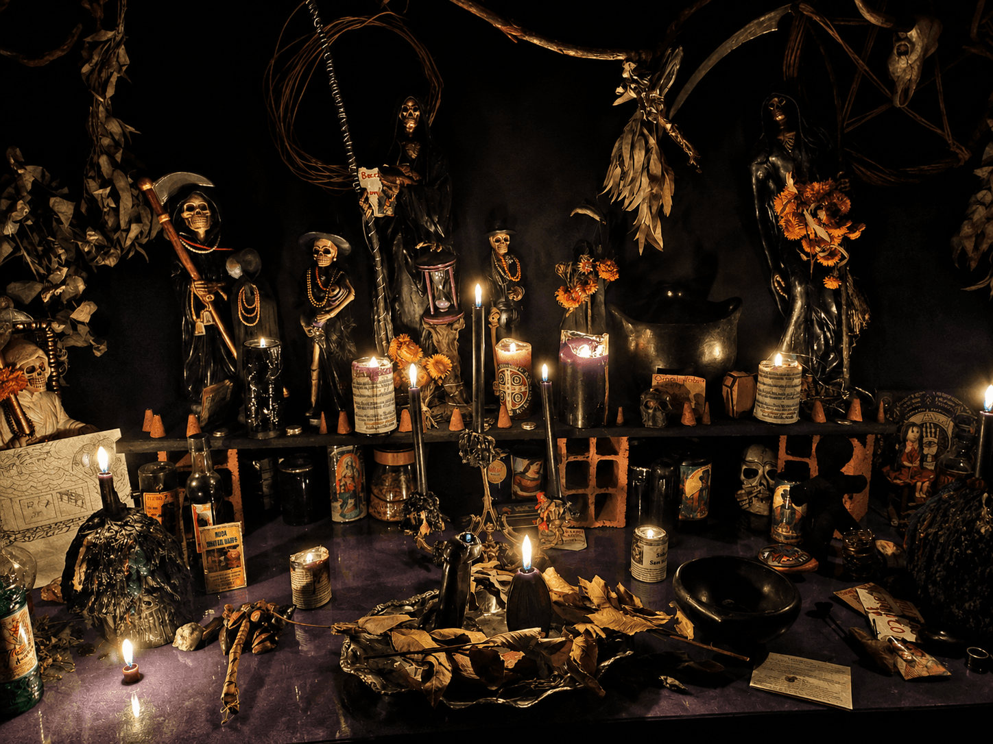 Altar para separación y corte energético simbólico
